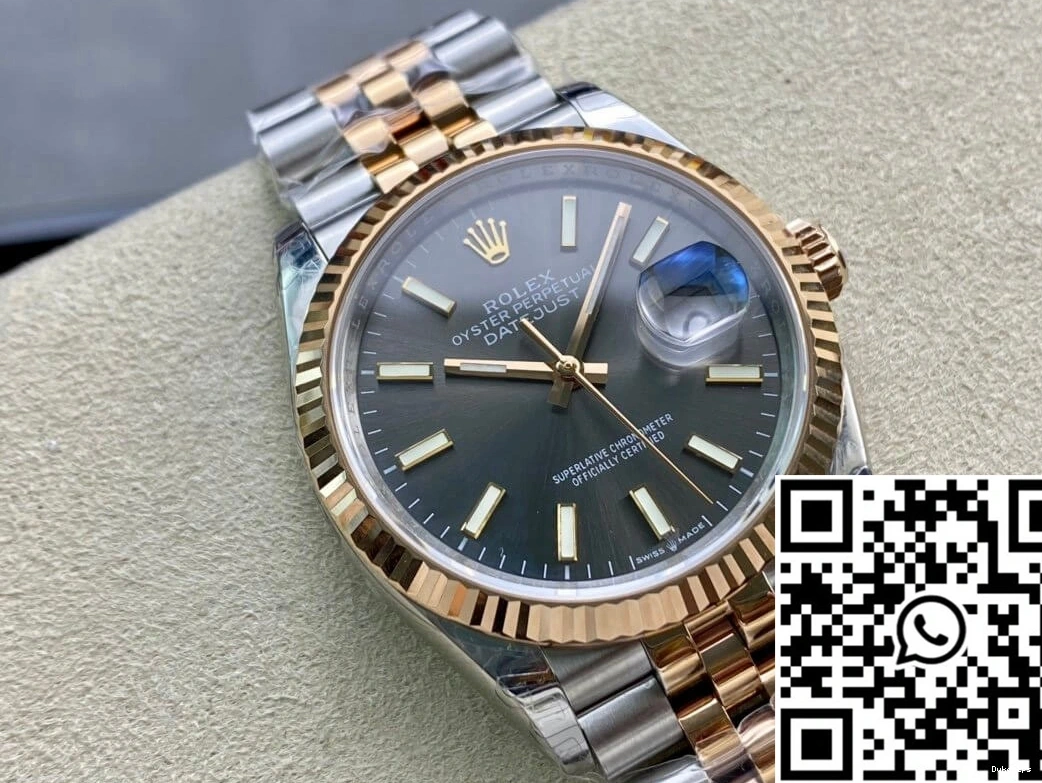 EW M126231-0013 Gold Rose Factory Rolex Datejust 0309